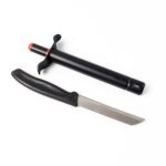 Premium Kitchen Knife with Gas Lighter Combo Set – 2 - Sleeve Design by Nari Haat, Indian ethnic wear, women clothi...