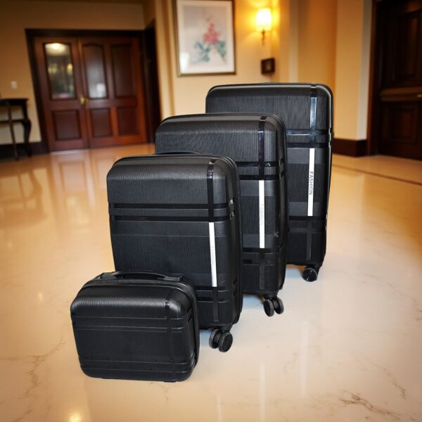 Mix Color Hard-Shell Luggage Trolley 4-Pc (set) - Front View by Nari Haat, Indian ethnic wear, women clothing, design...