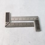Heavy-Duty Metal Try Square Ruler Set (2 Pc) - Closeup Embroidery by Nari Haat, Indian ethnic wear, women clothing, d...