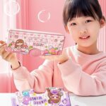 Multifunctional Cartoon Pencil Box (1 Pc) - Closeup Embroidery by Nari Haat, Indian ethnic wear, women clothing, desi...