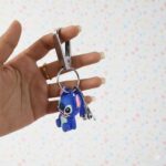 Mix Design Cartoon Nail Cutter Keychain with Mini Nail Clipper (1 Pc) - Closeup Embroidery by Nari Haat, Indian ethni...