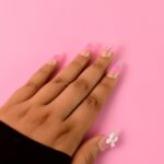 Reusable Press-On Artificial Nails with Adhesive Stickers fake nails (1 Pkt) - Back View by Nari Haat, Indian ethnic ...