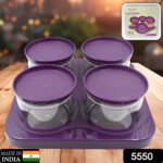 Airtight Plastic 4 Pc Storage Container Set, With Storage Container - With Dupatta by Nari Haat, Indian ethnic wear, ...