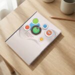 Hardbound Ruled Notebook (1 Pc / 100 Pages / 240x180mm) - Neckline Detail by Nari Haat, Indian ethnic wear, women clo...