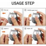 Portable Owl Shape Personal Safety Alarm Keychain - Full Detail by Nari Haat, Indian ethnic wear, women clothing, des...