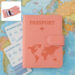 Premium World Map Design Travel Passport Holder & Wallet (15x11cm / 1 Pc) - Front View by Nari Haat, Indian ethnic we...