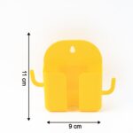 1 Pc Wallmount Mobile Stand With Hook for and stuffs purposes. (Mix Color / 1 Pc) - Full Detail by Nari Haat, Indian ...