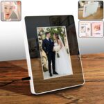 Multifunctional LED Magic Mirror with Hidden Photo Frame (1 Pc) - Front View by Nari Haat, Indian ethnic wear, women ...