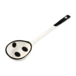 Premium 17 cm Heat-Resistant Ceramic Soup Ladle - Sleeve Design by Nari Haat, Indian ethnic wear, women clothing, des...