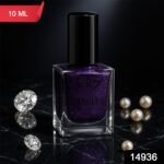 OG Beauty Purple Dazzle Starlet Glitter Nail Paint (10 ML / 1 Pc) - With Dupatta by Nari Haat, Indian ethnic wear, wo...