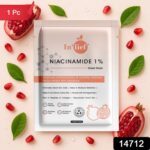 In’lief Niacinamide 1% Hydrating & Calming Facial Sheet Mask (1 Pc) - With Dupatta by Nari Haat, Indian ethnic wear...