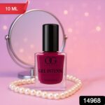 OG Beauty Burgundy Plum Gel Intense Nail Polish (1 Pc / 10 ML) - With Dupatta by Nari Haat, Indian ethnic wear, women...