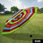 3-Fold Sun & Rain Protective Solid Foldable Umbrella, (1 Pc / Mix Design) - With Dupatta by Nari Haat, Indian ethnic ...