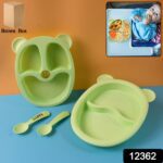 Premium 4-Piece Kids Mealtime Feeding Set - With Dupatta by Nari Haat, Indian ethnic wear, women clothing, designer suit