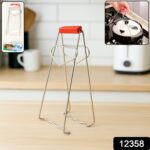 Heavy-Duty Stainless Steel Kitchen Dish Plate Bowl Vessel Gripper Tong (1 Pc) - With Dupatta by Nari Haat, Indian eth...