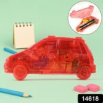 Car Shape Plastic Compass Box for Kids (1 Pc) - With Dupatta by Nari Haat, Indian ethnic wear, women clothing, design...