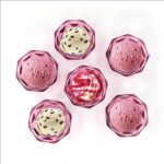 6pc Diamond shape ice cream bowl set - Closeup Embroidery by Nari Haat, Indian ethnic wear, women clothing, designer ...