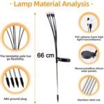 2 Pc Solar LED Garden Stake Firework Lights - Back View by Nari Haat, Indian ethnic wear, women clothing, designer suit