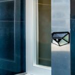 Solar Powered LED Security Lamp for Garden Pathway