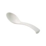 Plastic Soup Spoon – Deep Bowl (1 Pc / White) - Sleeve Design by Nari Haat, Indian ethnic wear, women clothing, des...
