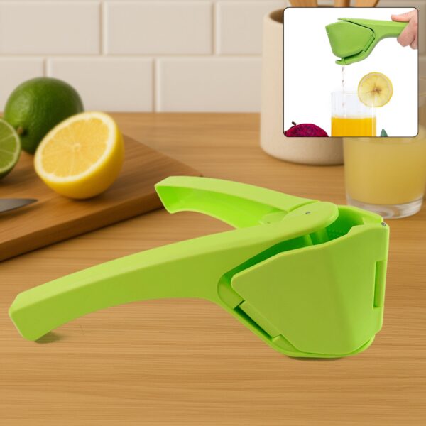 Liger Plastic Manual Handheld Lemon & Orange Squeezer Juice (1 Pc) - Front View by Nari Haat, Indian ethnic wear, wom...