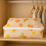 Large Blanket Storage Bag with Zipper – 40x83 cm - Closeup Embroidery by Nari Haat, Indian ethnic wear, women cloth...