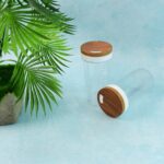 Ganesh Airtight Transparent Kitchen Storage Container Jar Set (2 Pc) - Fabric Detail by Nari Haat, Indian ethnic wear...