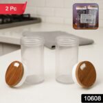 Ganesh Airtight Transparent Kitchen Storage Container Jar Set (2 Pc) - With Dupatta by Nari Haat, Indian ethnic wear,...