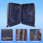 Big 4 in 1 Luggage with Wheels Travel suitcases Set (4 Pcs Set / Different Size) - Neckline Detail by Nari Haat, Indi...