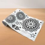 Decorative Wall Sticker 90x30 cm (1 Pc) - Neckline Detail by Nari Haat, Indian ethnic wear, women clothing, designer ...