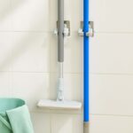 Wall Mounted Mop and Broom Holder Clip (2 Pc) - Closeup Embroidery by Nari Haat, Indian ethnic wear, women clothing, ...