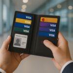 Premium Multi-Compartment Travel Document Holder and Card Organizer Wallet (1 Pc) - Back View by Nari Haat, Indian et...