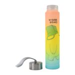 300 ML Cute Cartoon Printed Plastic Water Bottle - Sleeve Design by Nari Haat, Indian ethnic wear, women clothing, de...