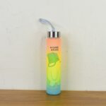 300 ML Cute Cartoon Printed Plastic Water Bottle - Fabric Detail by Nari Haat, Indian ethnic wear, women clothing, de...