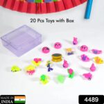 20pc Mix All New Toy Plastic Commander Container , Mix All Types Playing Toy For Kids - With Dupatta by Nari Haat, In...
