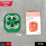 Portable USB Fan Rechargeable 2-Speed 180° Rotating Quiet Personal Fan - With Dupatta by Nari Haat, Indian ethnic we...