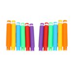 Colourful Tubes Sensory Toys Stretch Fidget Tube Toys Pull Tubes Fidget Toys - Sleeve Design by Nari Haat, Indian eth...
