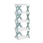 5-Layer Shoe Rack for Small Spaces & Easy Storage - Sleeve Design by Nari Haat, Indian ethnic wear, women clothing, d...