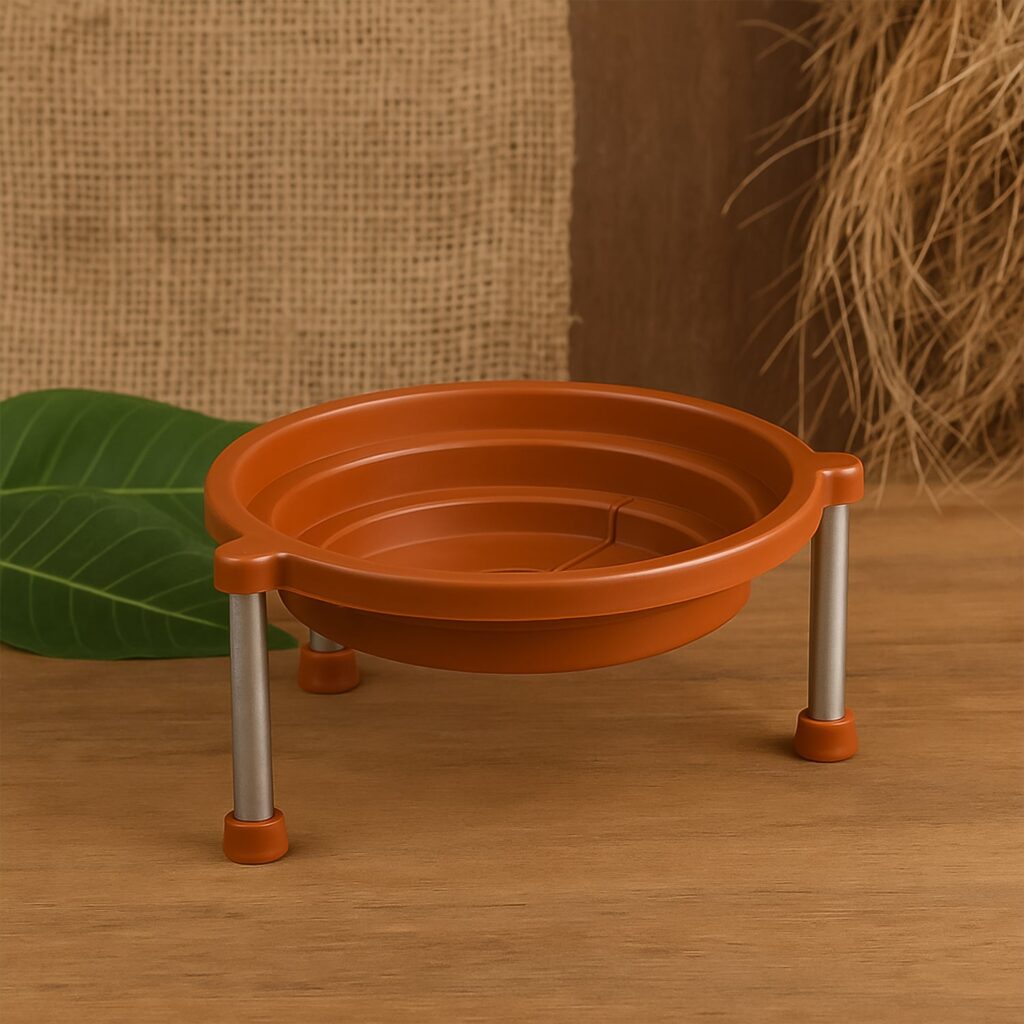 Multipurpose plastic matka stand