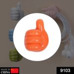 Multifunctional Multi functional Hand Shape Wall Clip Hanger Keys Cable Holder - With Dupatta by Nari Haat, Indian et...