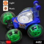 Rechargeable 360° Stunt Remote Control Car with 3D Lights & Music for Kids - With Dupatta by Nari Haat, Indian ethni...