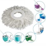 Microfiber Spin Mop Head – Round Shape Standard Size Refill for All Mop Types - Image 4