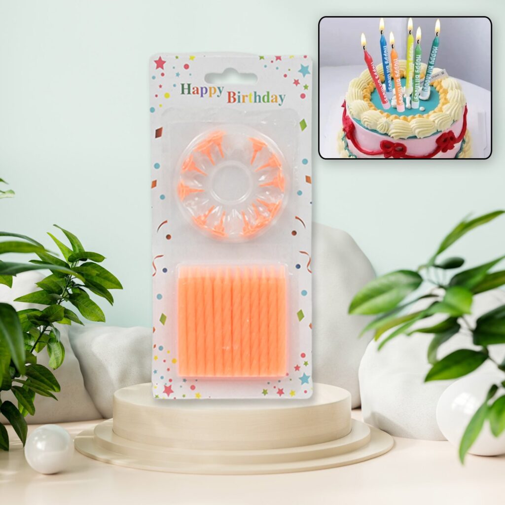 Colorful Birthday Party Candles for Cake