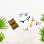 Pack of 4 Plastic Wall Hooks