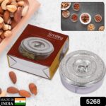 Round Smiley Multi Purpose 4 Compartment Box For Home & Kitchen Use - With Dupatta by Nari Haat, Indian ethnic wear, ...