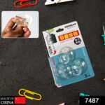 Transparent Rubber Vacuum Hangers for Bathroom, Kitchen, and Wall - With Dupatta by Nari Haat, Indian ethnic wear, wo...