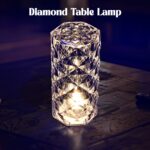 Diamond Crystal Table Lamp for Diwali