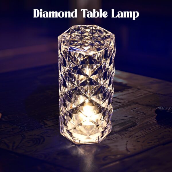 Diamond Crystal Table Lamp for Diwali