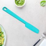 Silicon Non-Stick Heat Resistant Kitchen Spatula & Butter Knife Flexible Rubber Scrapers - Image 2