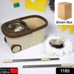 Spin Mop with Bucket Set – 360° Rotating Mop for Home & Office - With Dupatta by Nari Haat, Indian ethnic wear, wo...